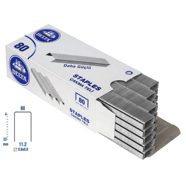 MUNICIJA ZA HEFTALKA DELTA 80X6 5000PCS