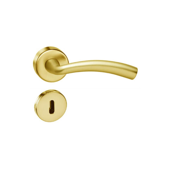 RACKA ZA VRATA ROZETNA A42 KLUC ZLATNA MAT 03-921